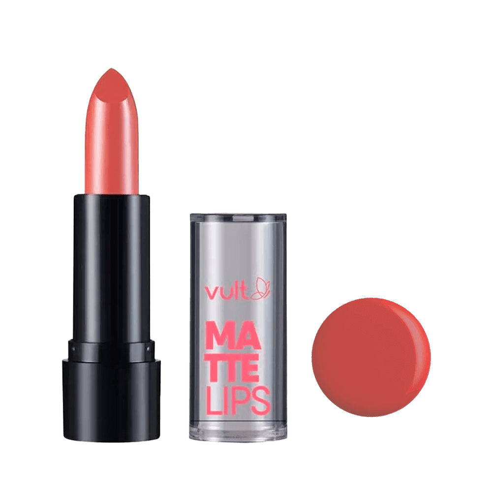 Batom Matte Vult Lips Canela