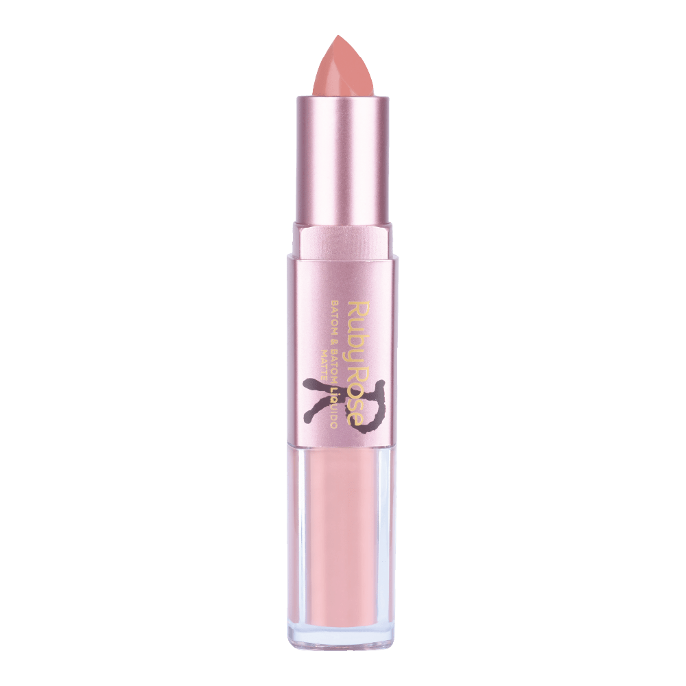 Batom Ruby Rose Duo Matte 360
