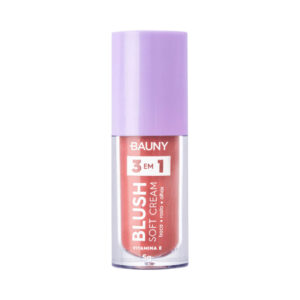 Blush Líquido Bauny Soft Cream 3 em 1 Sunny