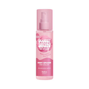 Body Splash Dailus Sweet Skin Ice Cream Morango ao Leite 200ml
