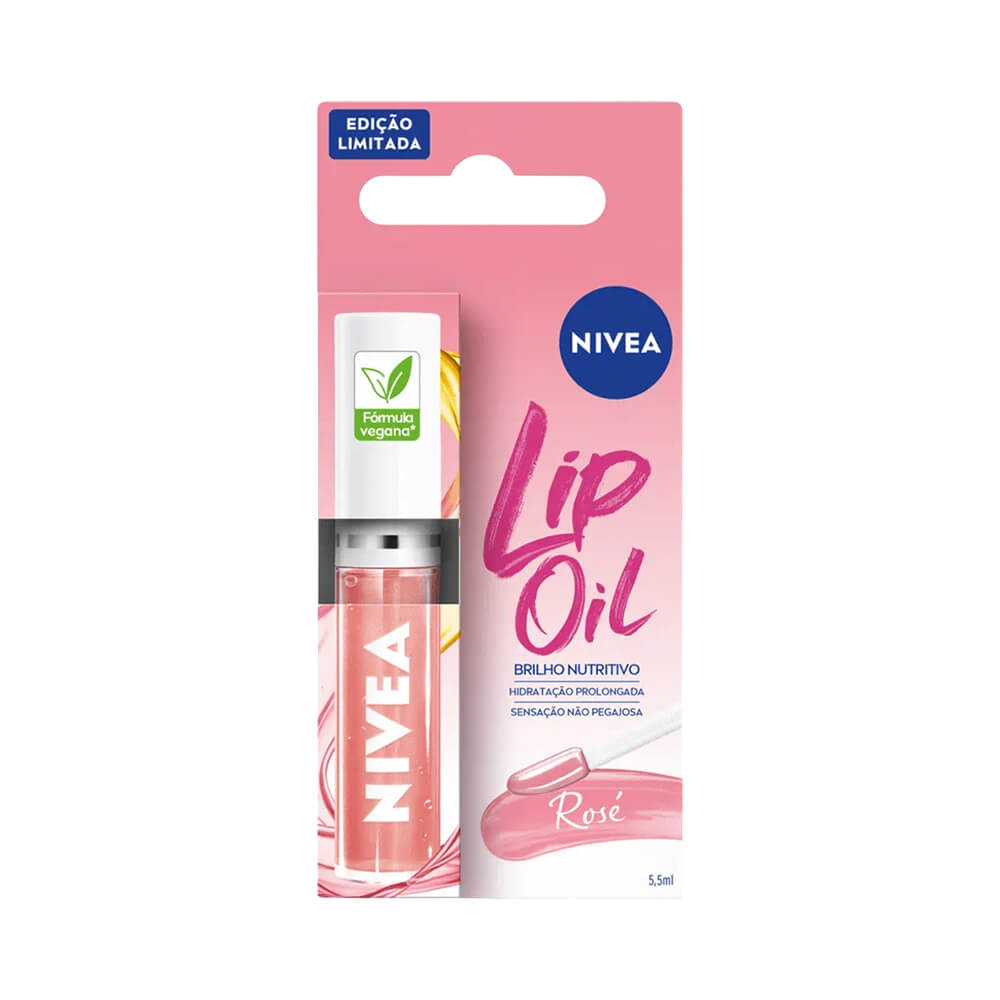 Lip Oil Nivea Brilho Nutritivo Rosé
