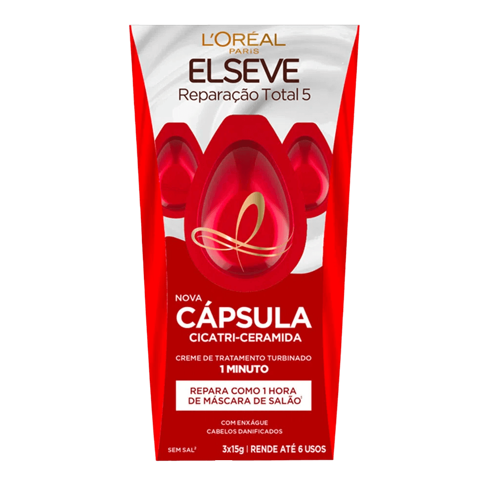 Cápsula de Tratamento Elseve Reparação Total 15g