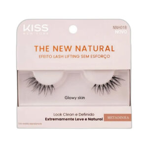 Cílios Postiços Kiss New York The New Natural Metadinha Glowy Skin