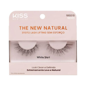 Cílios Postiços Kiss New York The New Natural White Shirt