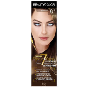 Coloração Beauty Color 8.1 Louro Claro Acinzentado