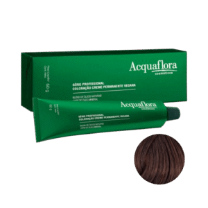 Coloração Acquaflora Creme Permanente Vegana 5.77 Castanho Claro Marrom Intenso 60g