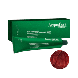 Coloração Acquaflora Creme Permanente Vegana 66.64 Louro Escuro Vermelho Acobreado 60g