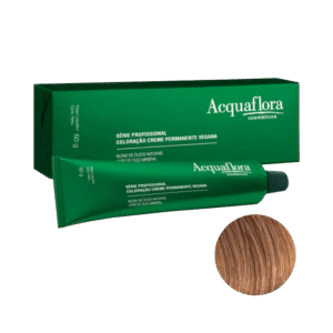 Coloração Acquaflora Creme Permanente Vegana 8.0 Louro Claro 60g