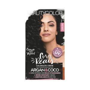 Coloração Beauty Color Cores Reais 1.0 Preto Ônix