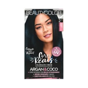 Coloração Beauty Color Cores Reais 2.11 Preto Azulado