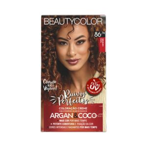 Coloração Beauty Color Ruivos Perfeitos 86.74 Ruivo Caramelo