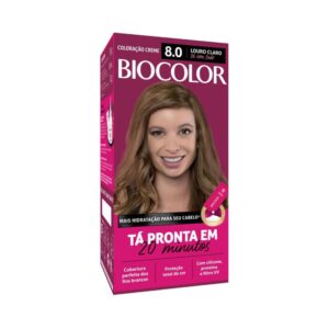 Coloração Biocolor Mini Kit Louro Claro Radiante 8.0
