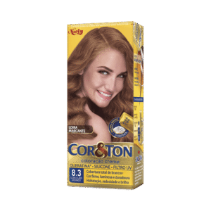Coloração Cor & Ton 50G 8.3 Louro Claro Dourado
