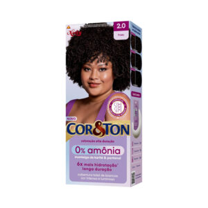 Coloração Cor & Ton sem Amônia 2.0 Preto