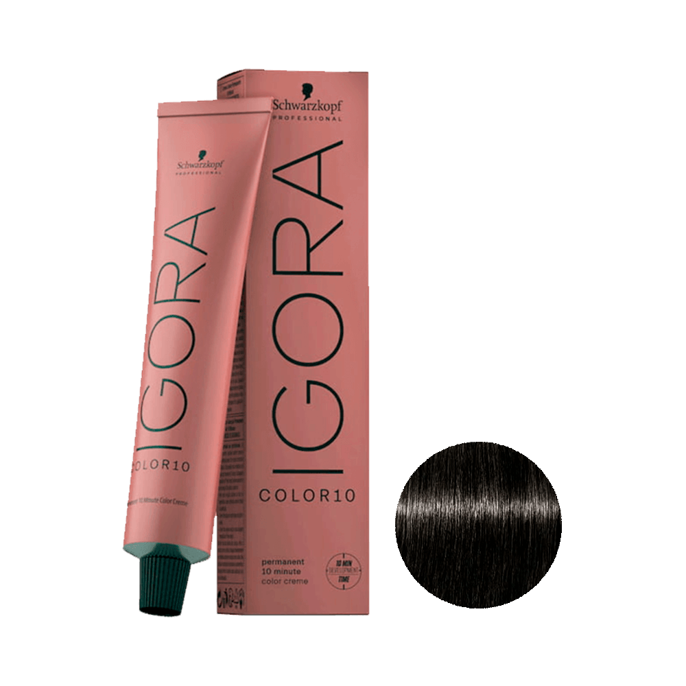 Coloração Igora Color10 5.12 Castanho Claro Cinza Fumê 60g