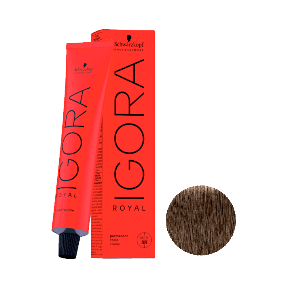 Coloração Igora Royal 7.4 Louro Médio Bege 60g
