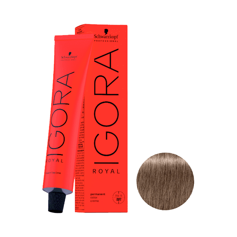 Coloração Igora Royal 8.1 Louro Claro Cinza 60g