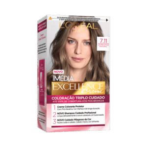 Coloração Imédia Excellence 7.11 Louro Cinza Natural