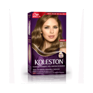 Coloração Permanente Koleston Louro Mate Médio 72