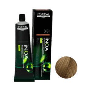 Coloração L'Oréal Professionnel Inoa 8.31 Louro Claro Bege Dourado 60ml