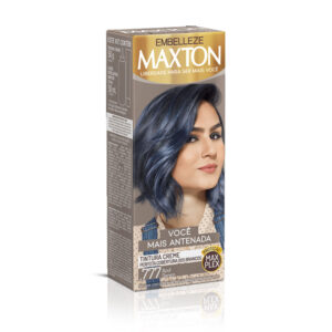 Coloração Maxton Kit .777 Azul Denim Embelleze