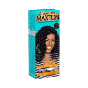 Coloração Maxton Kit 1.110 Preto Intenso Profundo