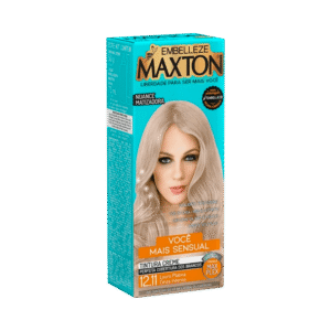 Coloração Maxton Kit 12.11 Louro Platina Cinza Intenso