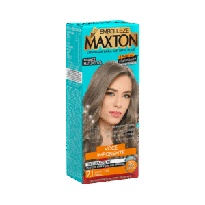 Coloração Maxton Kit 7.1 Louro Cinza Médio