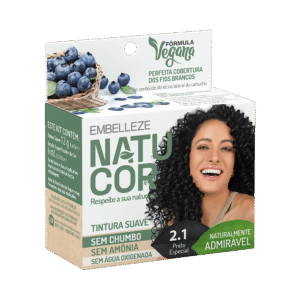 Coloração Natucor 2.1 Mirtilo Preto Especial 12g