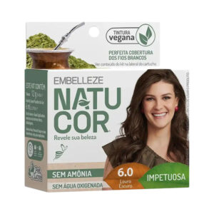 Coloração Natucor 6.0 Louro Escuro 12g
