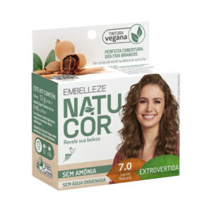 Coloração Natucor 7.0 Louro Natural 12g