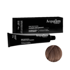 Coloração Permanente Acquaflora 7.1 Louro Natural Acinzentado 60g