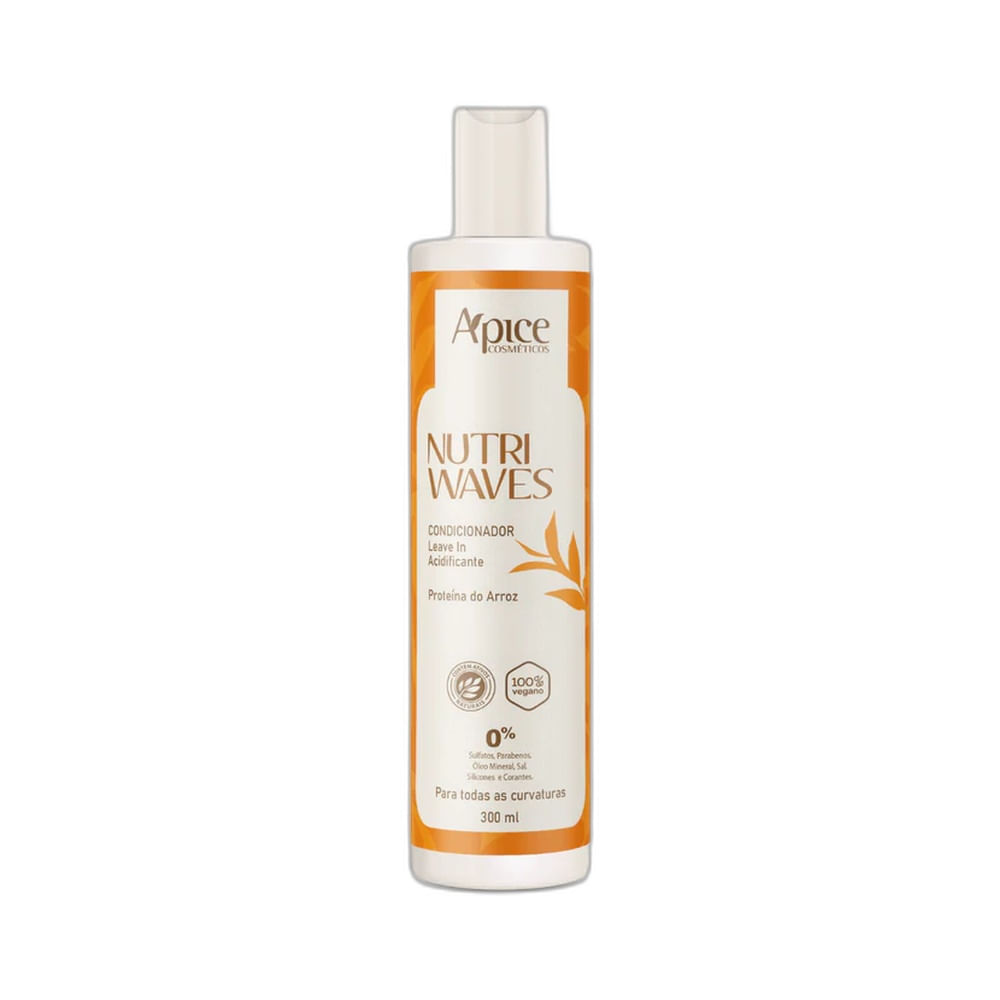 Condicionador Apice Nutri Waves Acidificante e Leave-In 300ml