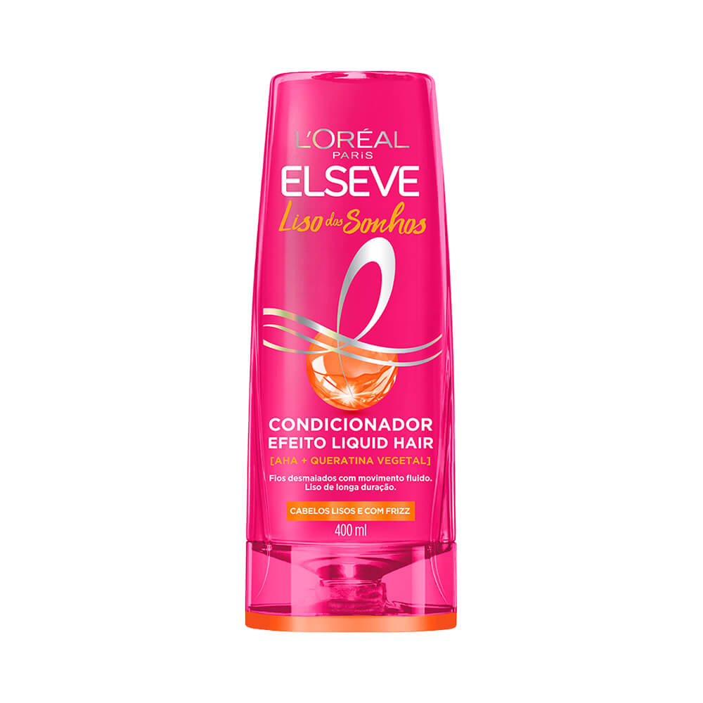 Condicionador Elseve Liso dos Sonhos Efeito Liquid Hair 400ml