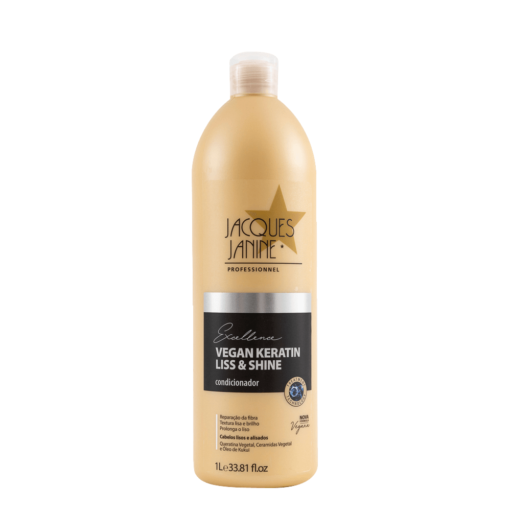 Condicionador Jacques Janine Vegan Keratin 1000ml