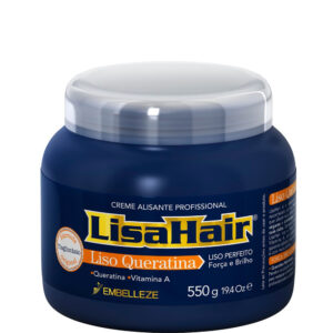 Creme Alisamento LisaHair Profissional Liso Queratina 550gr