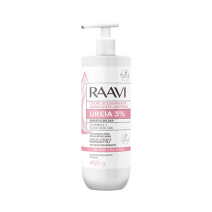 Creme Corporal Raavi Ureia 3% Desodorante Hidratante 450g