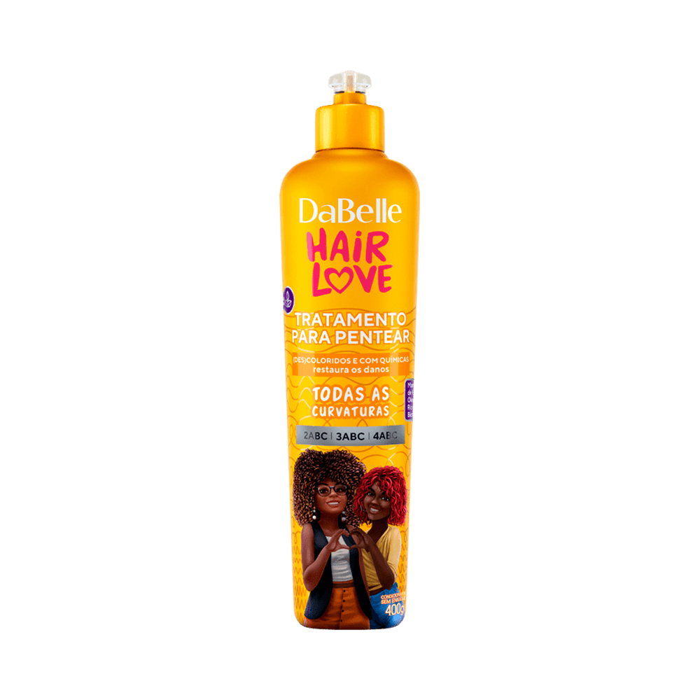 Creme Dabelle Hair Love Descoloridos e com Químicas 400g