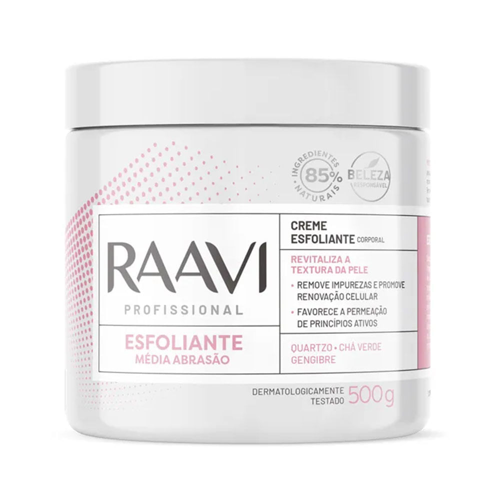 Creme Esfoliante Corporal Raavi Média Abrasão 500g