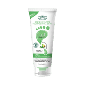 Creme Esfoliante Flores e Vegetais para Pés 200g