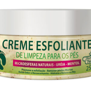 Creme Esfoliante para Pés Flores & Vegetais com Ureia e Mentol