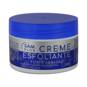 Creme Esfoliante Samplus para Pés Forte Abrasão Jojoba 240g