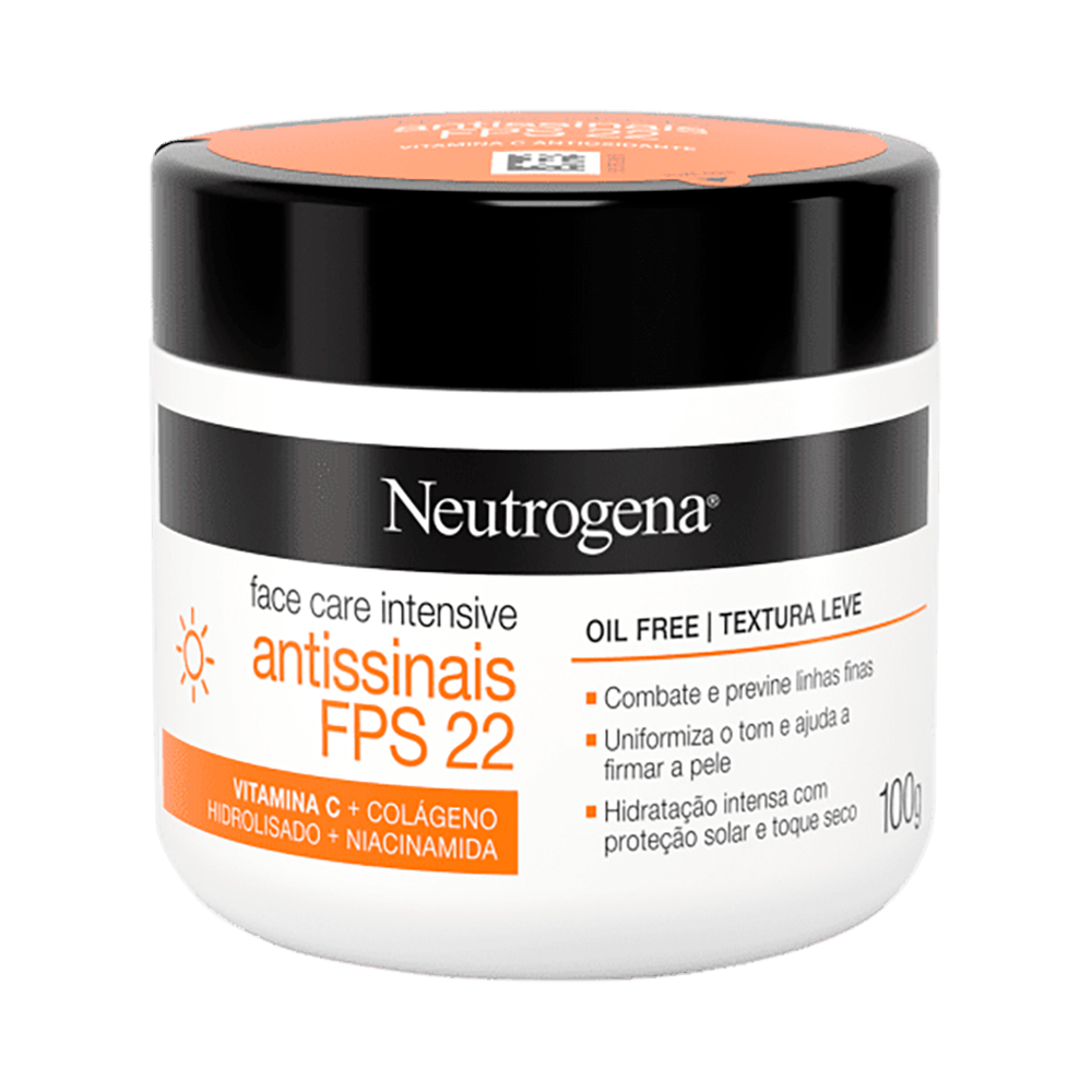Creme Facial Neutrogena Antissinais FPS22 100g