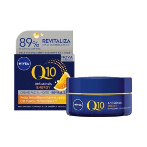Creme Facial Nivea Q10 Power Energy Antissinais Noite 50g