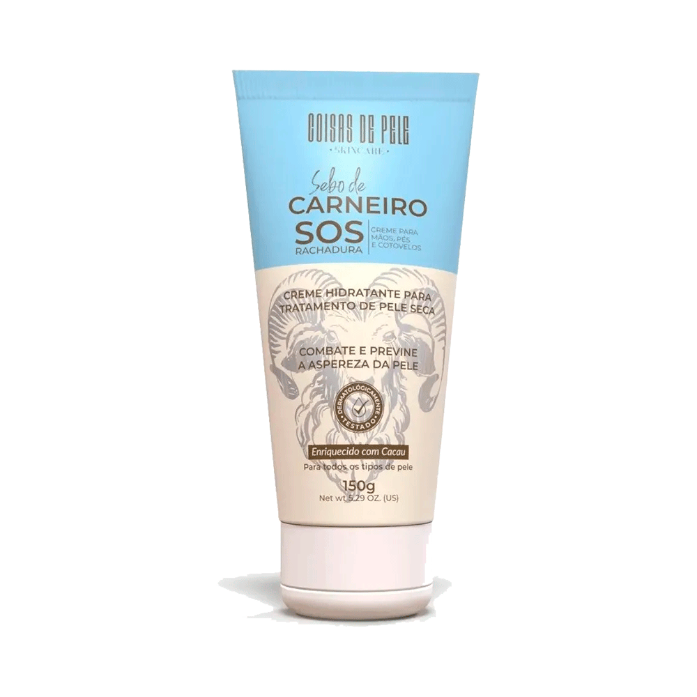 Creme Hidratante Para os Pés Coisas de Pele Sebo de Carneiro 150g