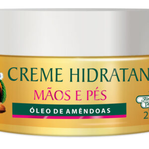 Creme Hidratante Flores & Vegetais Maos Pes Óleo de Amêndoa