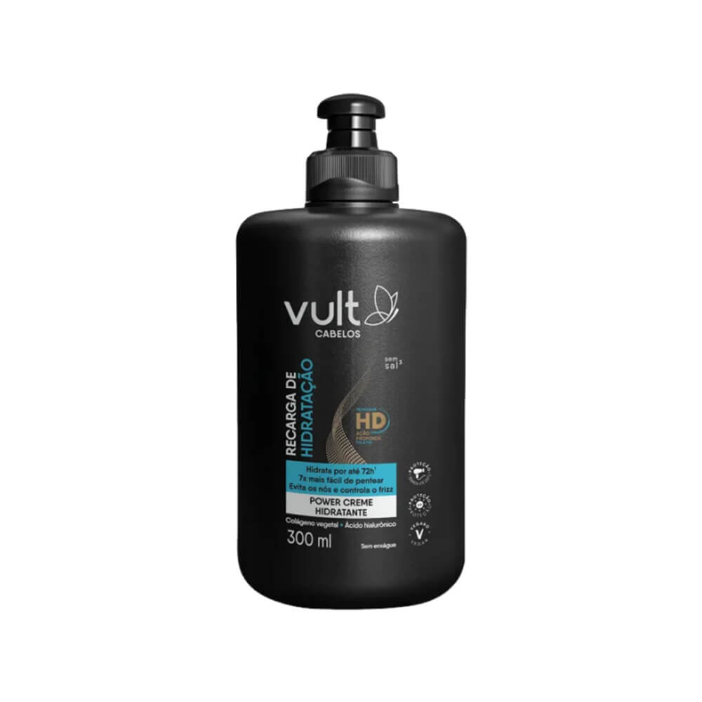 Creme Para Pentear Vult Recarga De Hidratacao 300ml