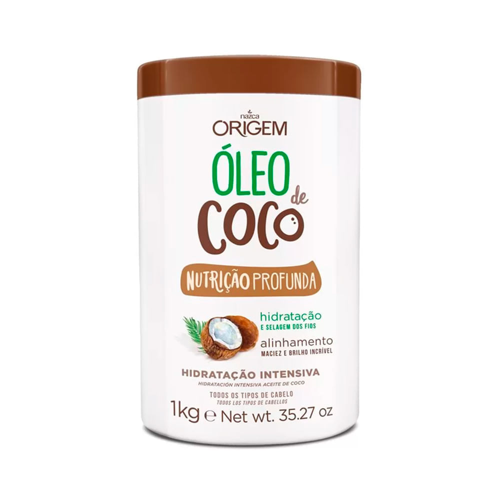 Creme de Hidratação Óleo de Coco Max Origem Nazca 1000g