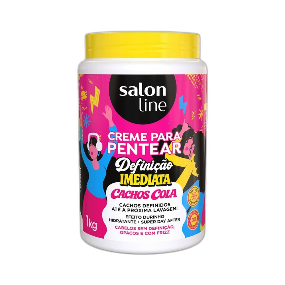 Creme de Pentear Salon Line Definição Imediata Cachos Cola 1kg