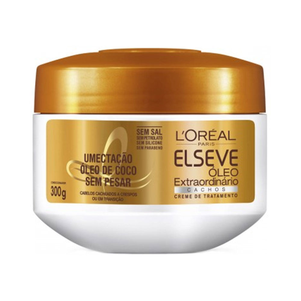 Creme de Tratamento Elseve Oleo Extraordinário Cachos